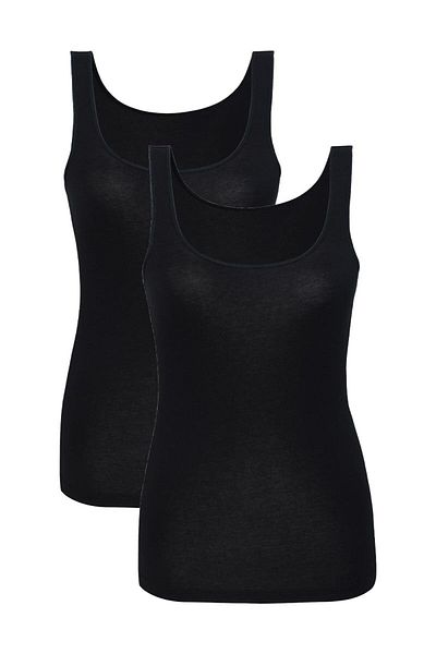 Blackspade قميص داخلي نسائي 2 عبوة أساسية 1590 - أسود