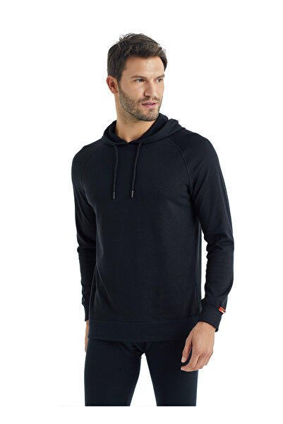 Blackspade Ανδρικό θερμικό φούτερ 2. Επίπεδο 7468 - Μαύρο