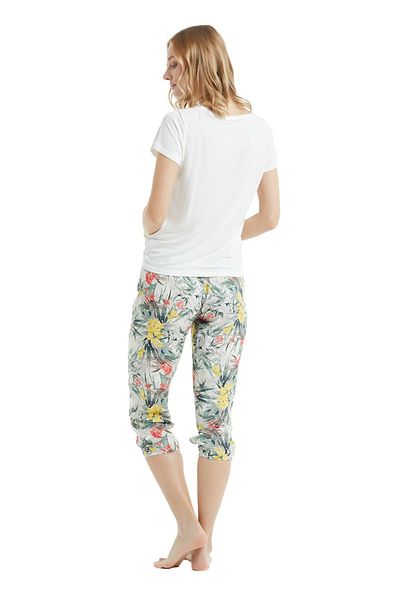 Blackspade Set pijamale alb pentru femei 60078