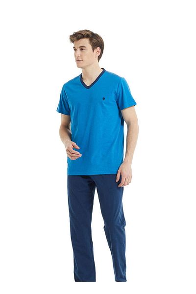 Blackspade Set de pijamale pentru bărbați 30834 - Albastru