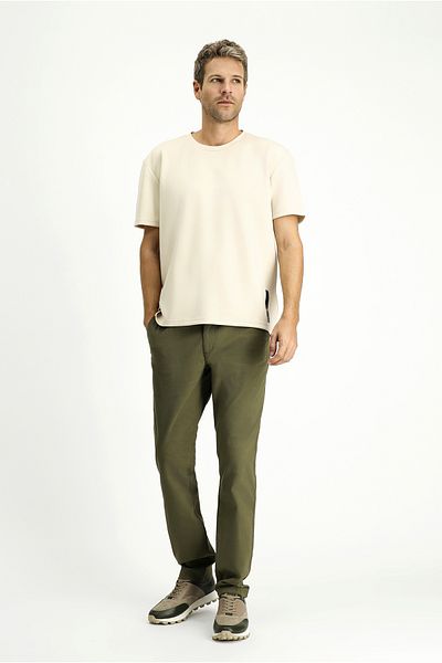 Kiğılı Crew Neck Oversize Lycra Printed T-Shirt