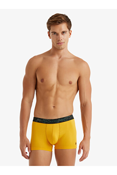 Blackspade Erkek Pamuk Elastan Boxer 9555 - Sarı