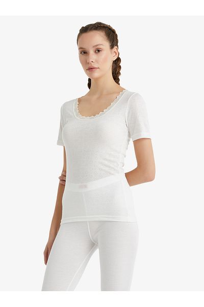 Blackspade Top de lenjerie de damă Albă ca Zăpada 1267