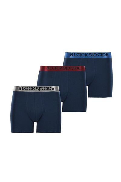 Blackspade Ανδρικά Boxer 3 Pack Modern Basics 9470 - Μπλε