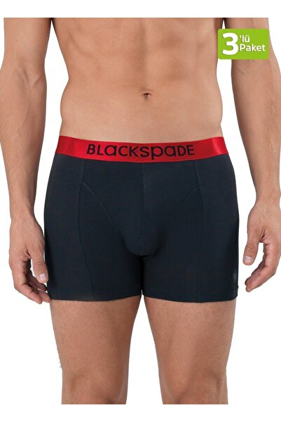 Blackspade Мъжки боксерки Modern Basics 9471, чифт 3 - черни