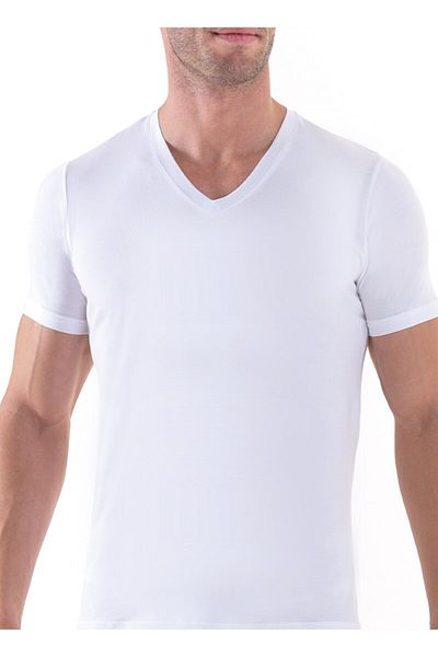 Blackspade Aura 9508 - Men's White V-Neck Undershirt