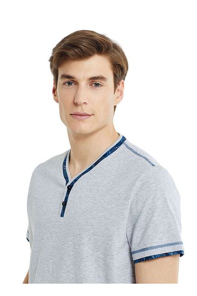 Blackspade Men's Pajama Set 30821 - Gray