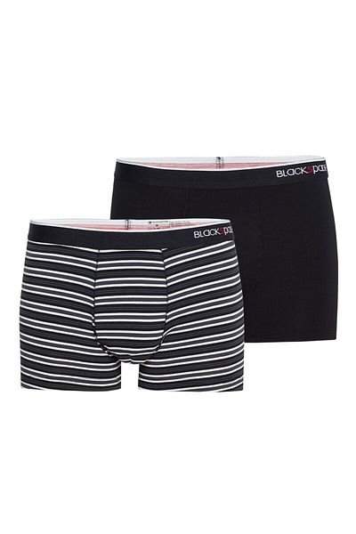 Blackspade Ανδρικά Boxer 2 Pack Stripes 9551 - Μαύρο