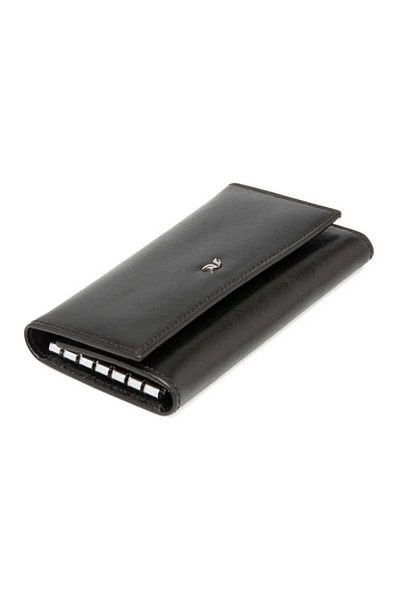 Tergan Black Genuine Leather Unisex Keychain - S1An 00000080 -B06