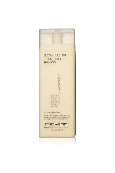 Giovanni Giovanni Smooth As Silk Deep Moisture Shampoo, with Grapefruit, Apple, & Aloe Extracts, 250 ml