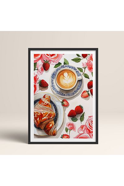 HOMEPACK Pictură cu un singur cadru din lemn Pictură poster dintr-o bucată TK/1009