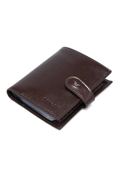 Tergan Κάτοχος πιστωτικής κάρτας Unisex από γνήσιο δέρμα καφέ - S1kk 00001323 -b07