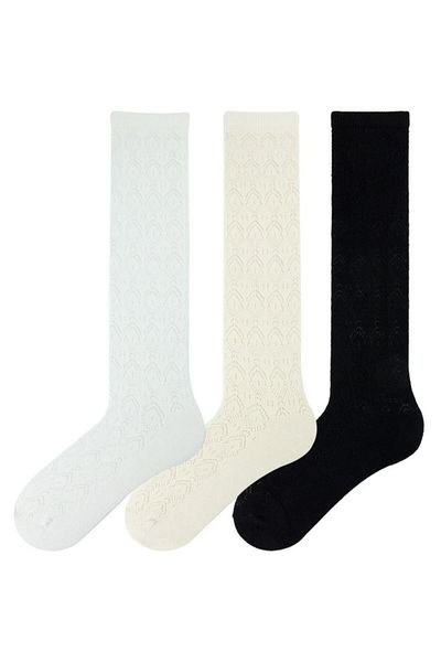 Bross Children's Mesh 3-Piece Knee Socks