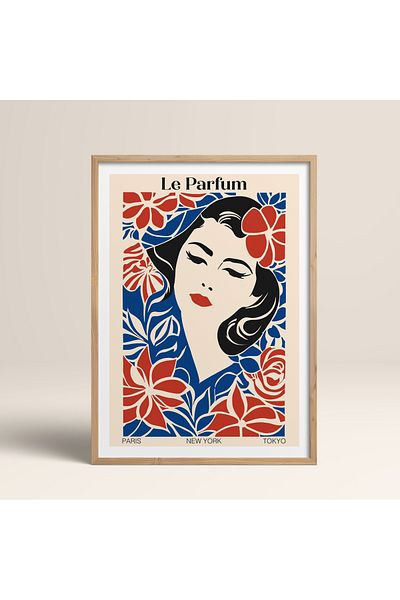 HOMEPACK Единична картина в дървена рамка, единичен плакат, картина TK/1002