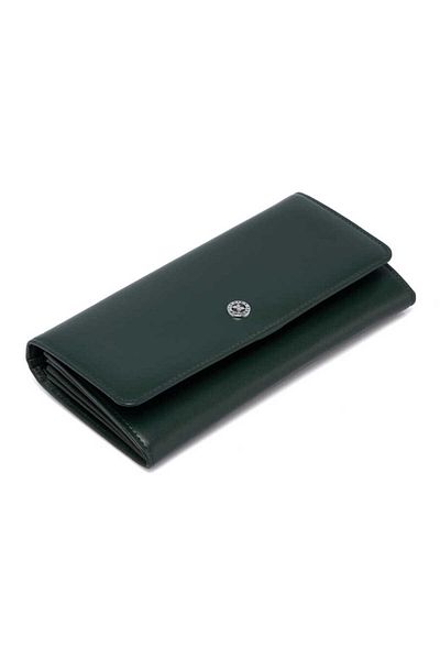 Tergan Green Leather Women's Wallet - S1Cb 00005584 -P1G