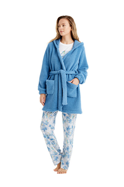 Blackspade Women's Dressing Gown 51625 - Blue