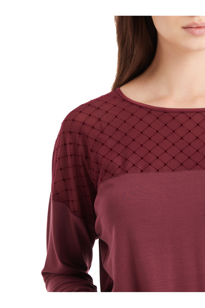 Blackspade Claret Red Women's Pajama Set 51604