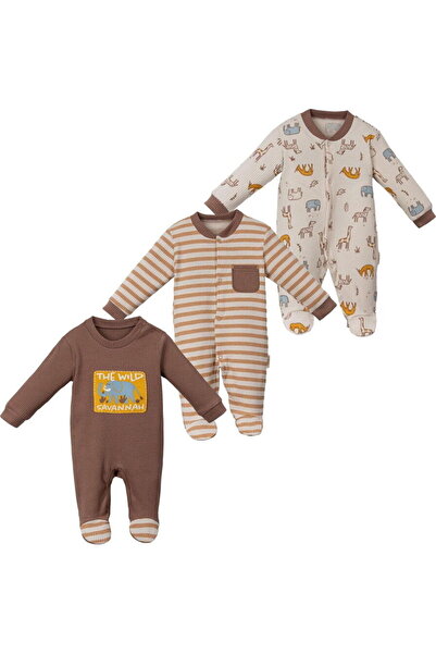 Necix's 239818 Erkek Bebek Margate Filli 3'lü Tulum