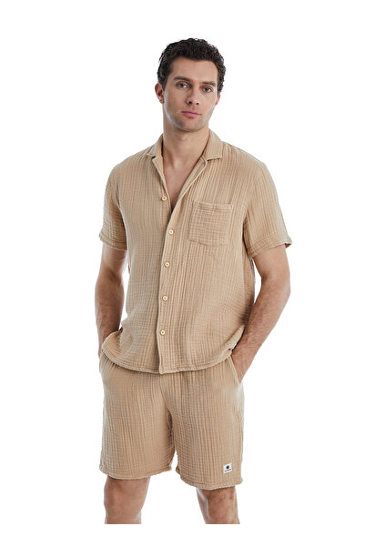 Blackspade Ανδρικό πουκάμισο 10516 - Μπεζ