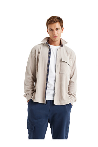 Blackspade Ανδρικό πουκάμισο 40634 - Κρεμ