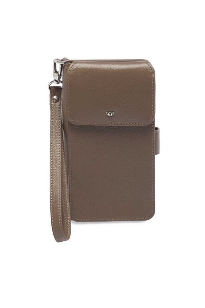 Tergan Μπεζ Δερμάτινη Unisex Τσάντα Portfolio - S1PC 00001655 -Β56