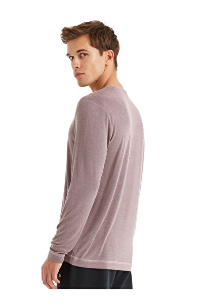 Blackspade Ανδρικό μπλουζάκι με στρογγυλή λαιμόκοψη ριγέ ροζ 40616