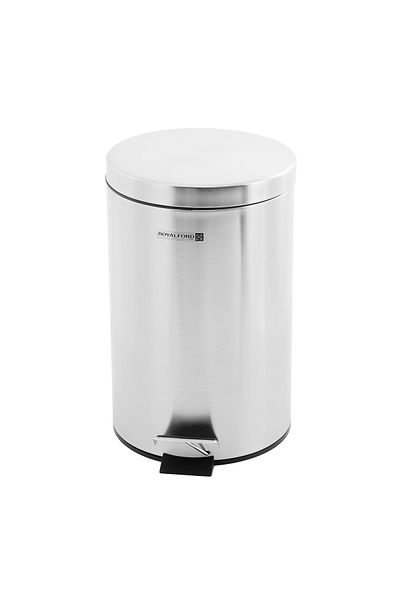 ROYALFORD Stainless Steel Pedal Bin, 20L Fingerprint Proof RF5128