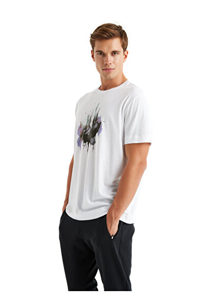 Blackspade Λευκό ανδρικό μπλουζάκι 40614