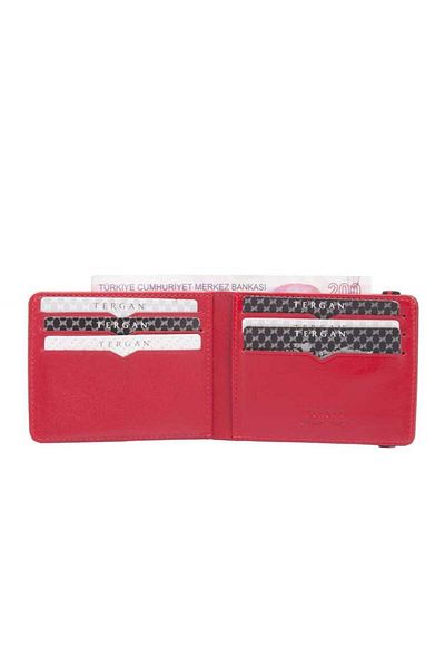 Tergan Black Genuine Leather Men's Credit Card Holder - S1Kk 00001600 -I13