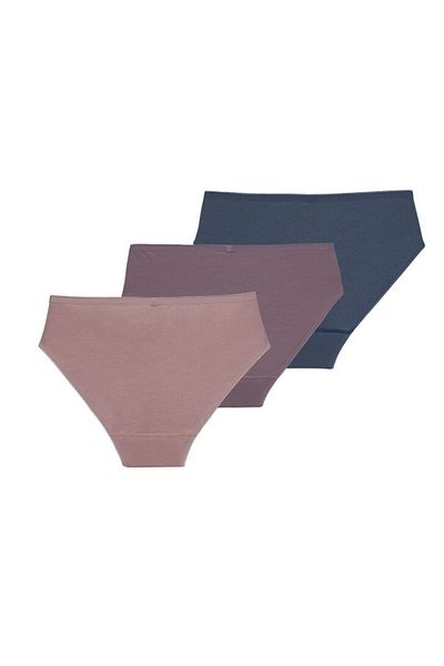 Blackspade Slip de damă din denim violet-roz (3 bucăți) Essential 1575