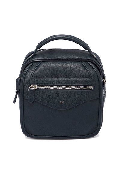 Tergan حقيبة محفظة رجالية من الجلد الطبيعي باللون الأزرق الداكن - S1pc 00002957 -x86