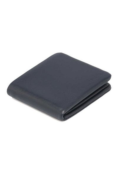 Tergan Navy Blue Genuine Leather Men's Wallet - S1Ce 00001361 -M80