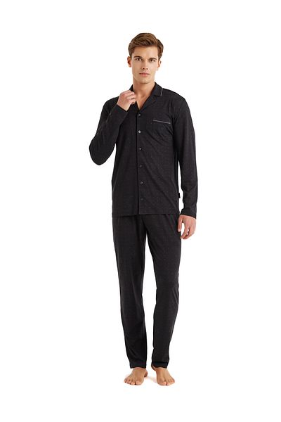 Blackspade Ανδρικό Σετ Πιτζάμες 40571 - Μαύρο