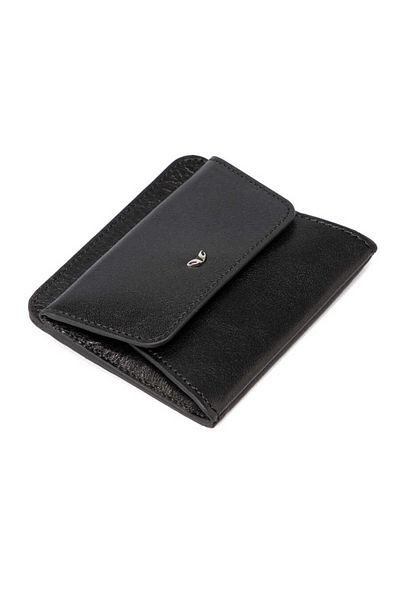Tergan Black Genuine Leather Unisex Credit Card Holder - S1Kk 00001581 -A97