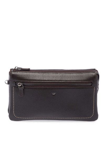 Tergan Καφέ Δερμάτινη Ανδρική Τσάντα Portfolio - S1pc 00002998 -a7p