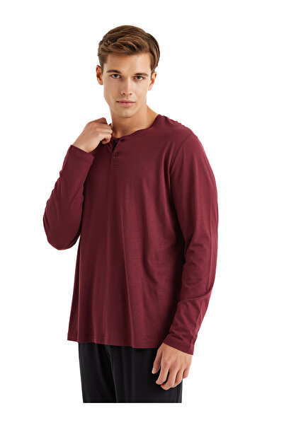 Blackspade Чоловічий піжамний комплект 40579 - бордовий