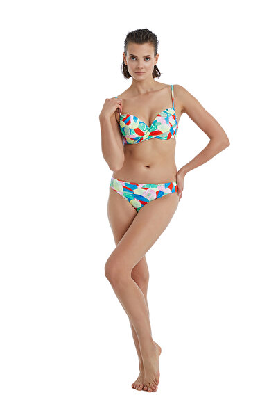 Blackspade Kadın Push-up Bikini Üstü 10550 - Desenli