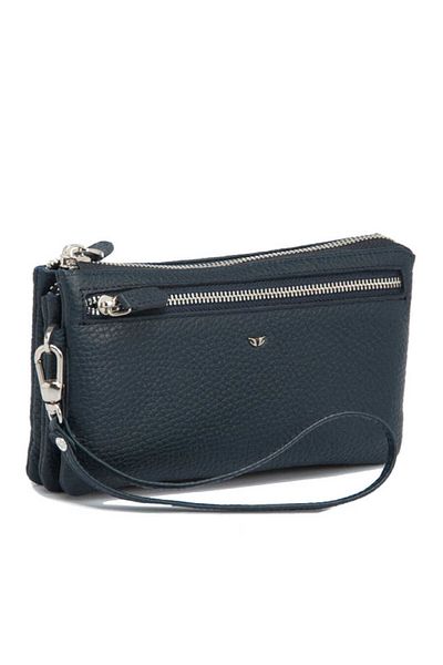 Tergan Δερμάτινη ανδρική τσάντα Portfolio Navy Blue - S1pc 00001605 -a38