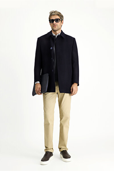 Kiğılı Yünlü Klasik Kaban