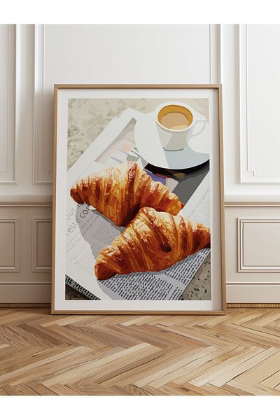 HOMEPACK Единична картина в дървена рамка, единичен плакат, картина TK/1007