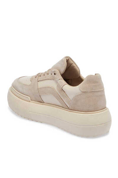 Tergan Bej Hakiki Deri Kadın Sneaker - K23S1AY66914-D6P