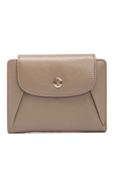 Tergan Beige Leather Women's Wallet - S1Cb 00005714 -B56
