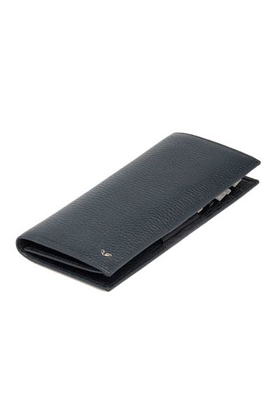 Tergan Ανδρικό πορτοφόλι Navy Blue από γνήσιο δέρμα - S1ce 00001619 -a38