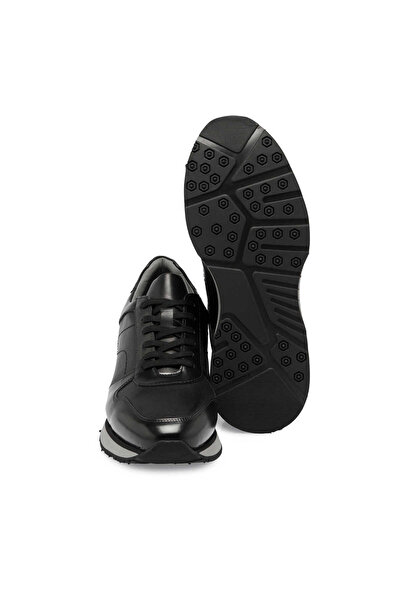 Tergan Siyah Hakiki Deri Erkek Sneaker - E24S1AY57042-K4J