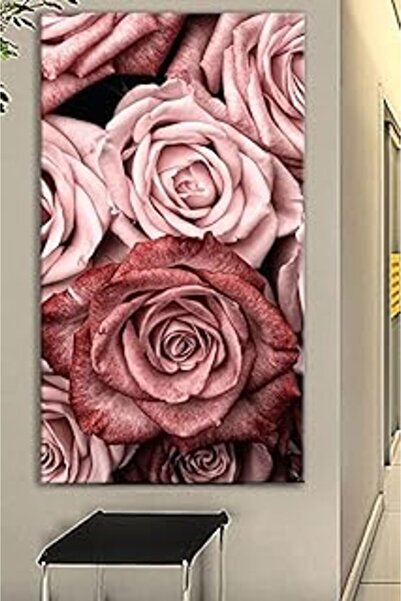 Genel Markalar Talya Kanvas Tablo Gül Kurusu Rengi Güller 50 X 70 No-135