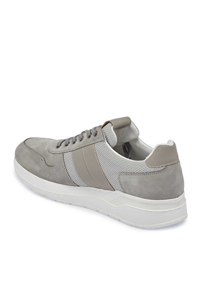Tergan Gri Deri-tekstil Erkek Sneaker - E24ı1ay56869-a40