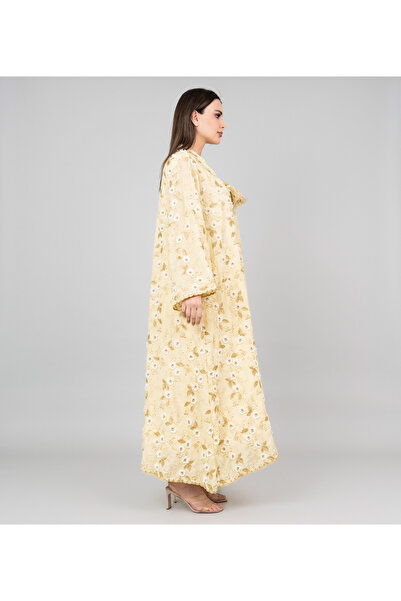 IKKXA Floral Aura Embroidered Jalabiya