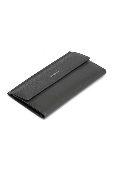 Tergan Gray Leather Women's Wallet - S1Cb 00005793 -M07