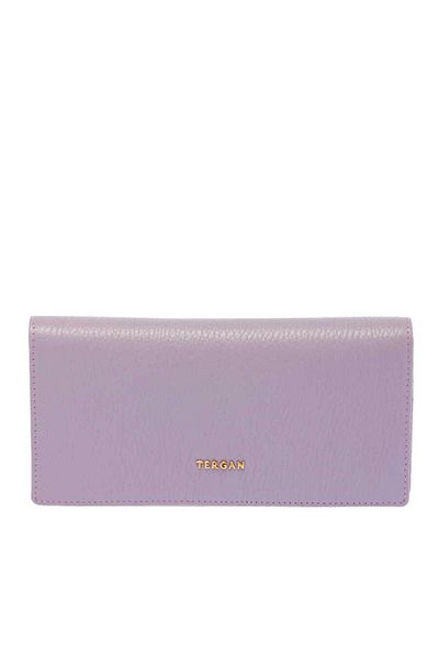 Tergan Lilac Leather Women's Wallet - S1Cb 00005685 -P5M