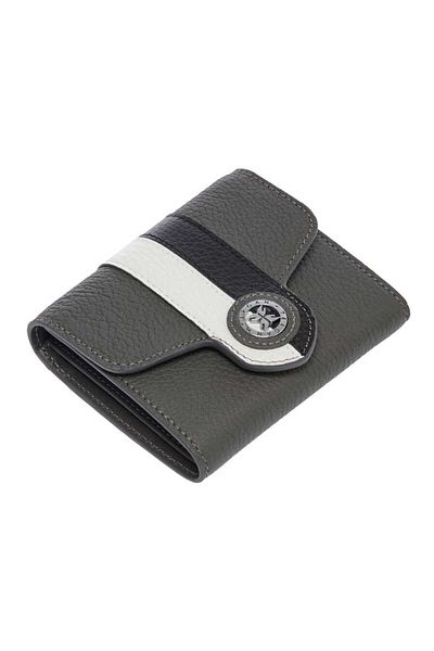 Tergan Gray Leather Women's Wallet - S1Cb 00005814 -S32